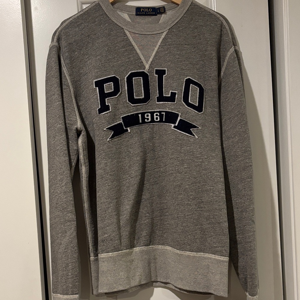 Polo by Ralph Lauren Gray Crewneck Sweater